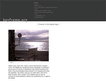 Tablet Screenshot of keyframe.org